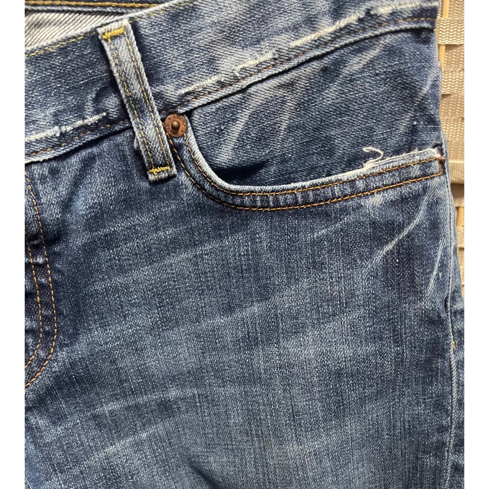 Lucky Brand Sweet Dream Denim Shorts Cut Off Frayed Hem Size 10/30 Made In USA - Picture 3 of 10